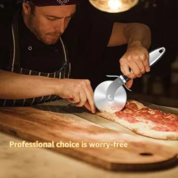 Premium Kitchen Pizza Cutter - Sharp and Easy to Clean