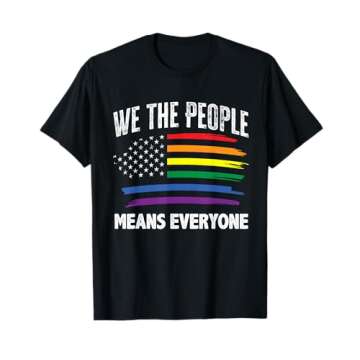 We The People Means Everyone USA LGBT Equality T-Shirt