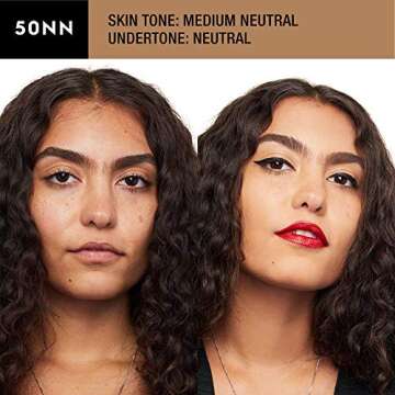 Urban Decay Stay Naked Weightless Liquid Foundation (50NN - Medium Neutral - Neutral Undertone), Waterproof Face Makeup, Buildable Medium Coverage with No Caking, Real-Skin Matte Finish - 1 fl oz