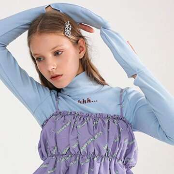 10PCS Sparkly Letter Hair Clip Word Barrettes Pins Crystal Bobby Pins Bling Handmade Luxury Rhinestones Hair Jewellery Headwear Accessories Gold for Women Girls