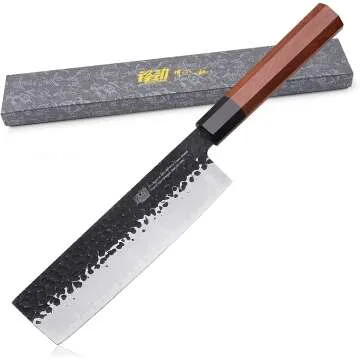 FINDKING Dynasty Series Nakiri Knife - High Carbon Steel Cleaver