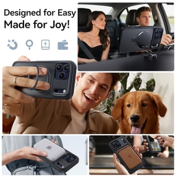 CASEKOO Invisible MagicStand Case for iPhone 17 Pro