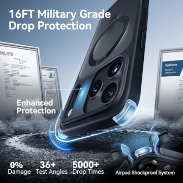 CASEKOO Invisible MagicStand Case for iPhone 17 Pro