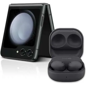 SAMSUNG Z Flip 5 Cell Phone + Buds 2 Pro Bundle