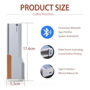 EVEBOT Handheld Food PrintPen for Creative Designs