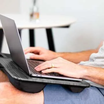 Comfortable LAPGEAR Lap Desk with Mouse Pad & Phone Holder