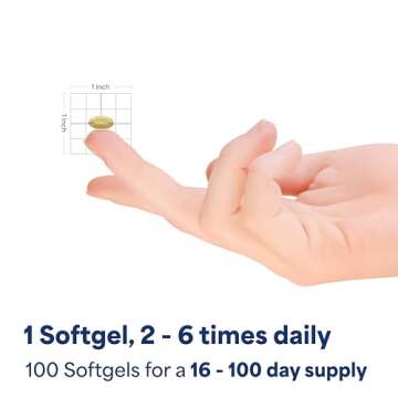 Q-Sorb CoQ10 50mg, Contributes to Heart Wellness,100 Softgels by Puritan's Pride