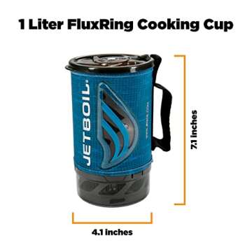 Jetboil Flash Camping and Backpacking Stove Cooking System, Matrix Blue