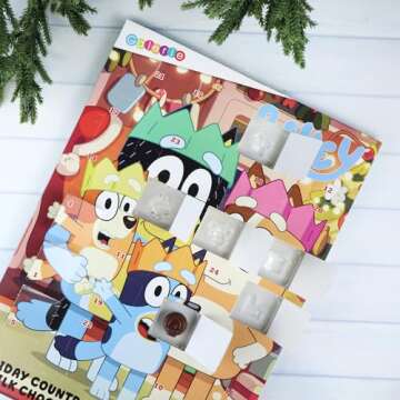 Galerie Bluey Advent Calendar Countdown to Christmas 2024 with Chocolate