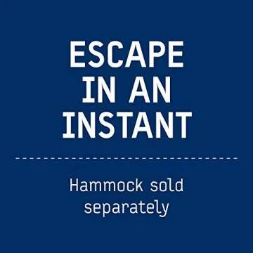 ENO - SoloPod Hammock Stand - Outdoor Stand for Camping, Traveling, a Festival, Patio Furniture, or The Beach - Charcoal