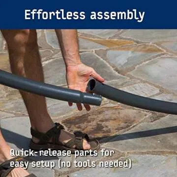 ENO - SoloPod Hammock Stand - Outdoor Stand for Camping, Traveling, a Festival, Patio Furniture, or The Beach - Charcoal