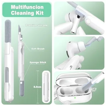 MHYALUDO Clear Case for AirPods Pro 3 - Durable & Stylish