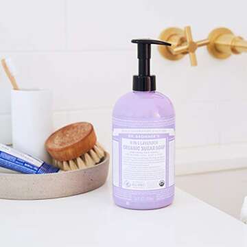 Dr. Bronner's Organic Sugar Soap - Lavender Luxury for All