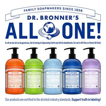 Dr. Bronner's Organic Sugar Soap - Lavender Luxury for All
