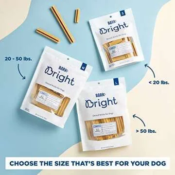 BarkBox Bright Toothpaste & Toothbrush Chews Kit - Dental Treats for Dogs and Cats | Vet-Recommended | Freshens Breath & Reduces Plaque Buildup | Made with Real Chicken