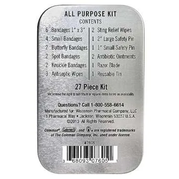 Coleman All Purpose Mini First Aid Kit - Compact & Affordable Emergency Preparedness with First Aid ...
