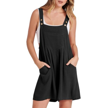 Caracilia Women's Rompers Overalls Jumpsuits Casual Summer Vacation Outfits 2023 Fashion Clothes Lin...