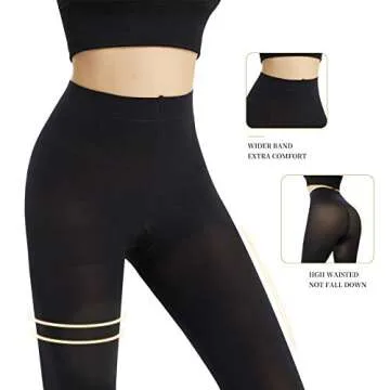 Super Opaque Tights for Women - 120 Denier Comfort