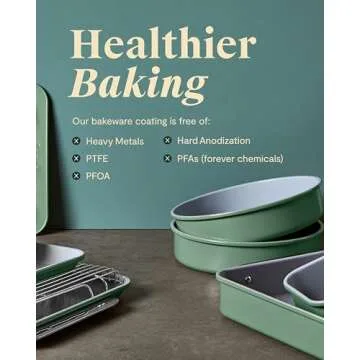 Caraway Nonstick Bakeware Set - Healthy & Stylish