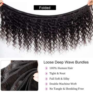 12A Loose Deep Wave Bundles - Virgin Human Hair Extensions