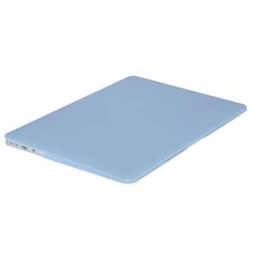 MOSISO Plastic Hard Case & Keyboard Cover & Screen Protector Only Compatible MacBook Air 13 Inch (Models: A1369 & A1466, Older Version Release 2010-2017), Airy Blue