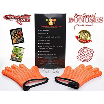 KITCHEN PERFECTION Heat-Resistant BBQ Oven Gloves