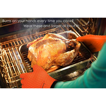 KITCHEN PERFECTION Heat-Resistant BBQ Oven Gloves