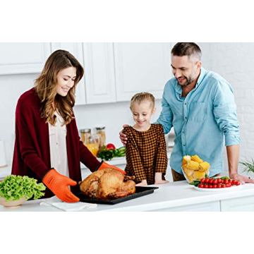 KITCHEN PERFECTION Heat-Resistant BBQ Oven Gloves