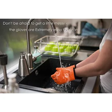 KITCHEN PERFECTION Heat-Resistant BBQ Oven Gloves