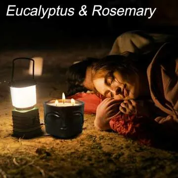 Eucalyptus Rosemary 3 Wick Candle 20oz Ceramic