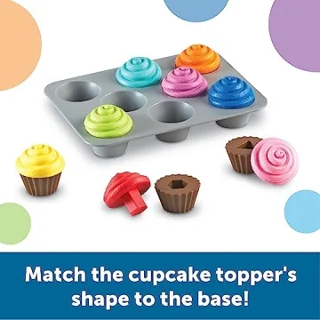 Learning Resources Shape Sorting Cupcakes for Toddlers