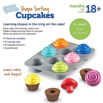 Learning Resources Shape Sorting Cupcakes for Toddlers