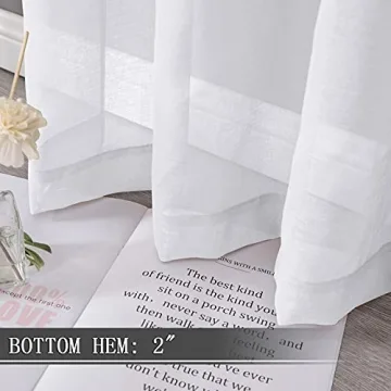 Tollpiz Sheer Curtains - Elegant Light Filtering Panels
