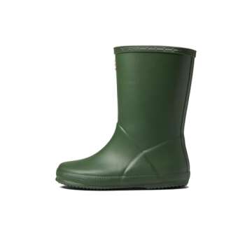 Hunter First Classic Rain Boots (Toddler/Little Kid) Hunter Green 6 Toddler M