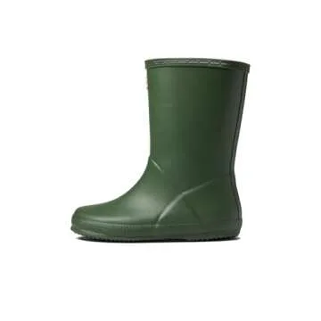 Hunter First Classic Rain Boots (Toddler/Little Kid) Hunter Green 6 Toddler M