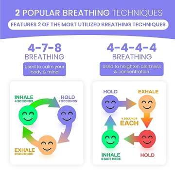 ZenGlow Ball Guided Breathing Exercise Tool - Visual Meditation Companion for Stress, Anxiety, Sleep, and ADHD - Mindfulness Gift for Men, Women, Adults, Kids