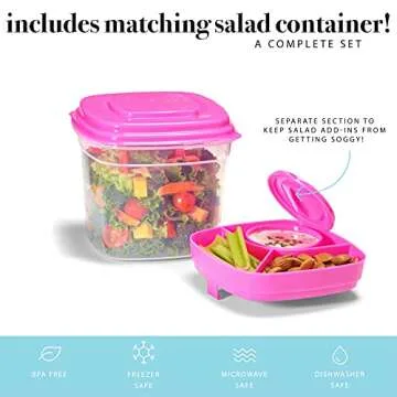 Fit & Fresh Women's Insulated Lunch Bag - Chic & Leakproof
