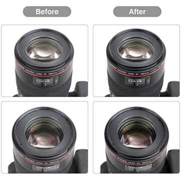 14-in-1 Camera Lens Cleaning Kit - Mirrorless Camera Sensor Cleaning Kit for DSLR Camera Canon Sony Nikon Including Lens Blower/Detergent/Swabs/Cleaning Cloth/Cleaning Pen/Cleaning Brush