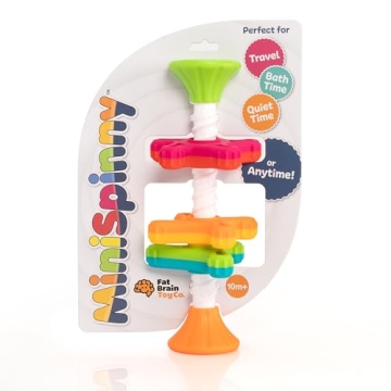 Fat Brain MiniSpinny - Colorful Sensory Play for Babies