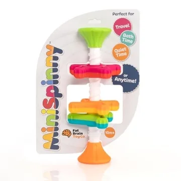 Fat Brain MiniSpinny - Colorful Sensory Play for Babies