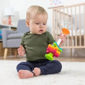Fat Brain MiniSpinny - Colorful Sensory Play for Babies