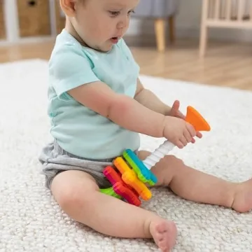 Fat Brain MiniSpinny - Colorful Sensory Play for Babies