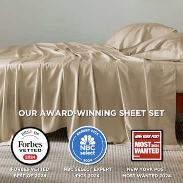 Bedsure Queen Cooling Sheet Set for All Night Comfort