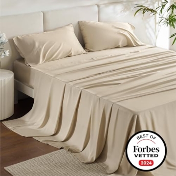 Bedsure Queen Cooling Sheet Set for All Night Comfort