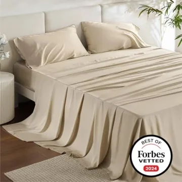 Bedsure Queen Cooling Sheet Set for All Night Comfort