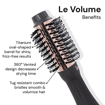 L'ANGE HAIR 2-in-1 Blow Dryer Brush for All Hair Types