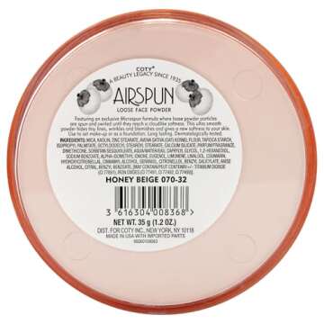 Airspun Loose Powder Honey Beige
