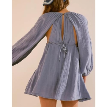 Chic Shiyifa Women's Mini Dress with Pockets for Summer