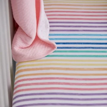 HonestBaby Fitted Crib Sheets - Organic Cotton Comfort