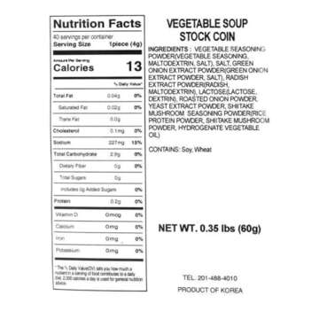 Korean Vegetable Soup Stock Coins | Quick & Easy Broth